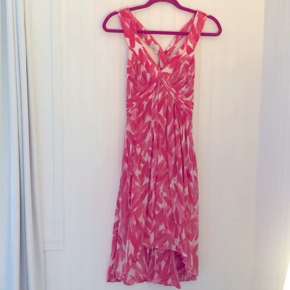 Anthropologie 9-HI5 STCL coral dress 2 petite